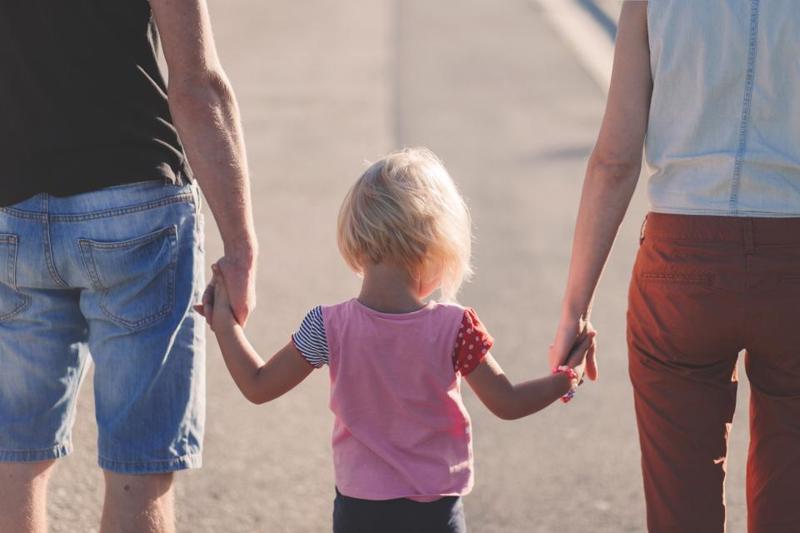 Parents and child