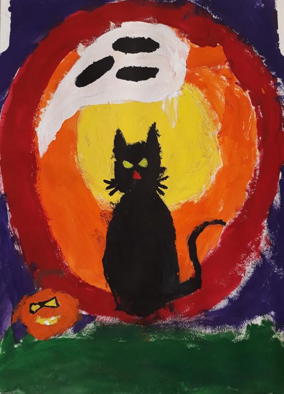 halloween painting